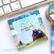 Load image into Gallery viewer, Autumn Walk Memo Pad