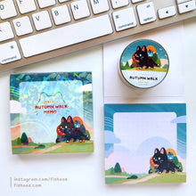Load image into Gallery viewer, Autumn Walk Memo Pad