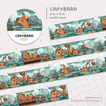 Load image into Gallery viewer, Capybara Washi Tape