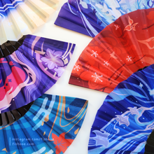 Load image into Gallery viewer, Genshin Folding Fans