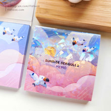 Load image into Gallery viewer, Sunrise Seagulls Memo Pad