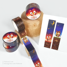 Load image into Gallery viewer, Celeste and Blathers Gold Foil Washi Tape