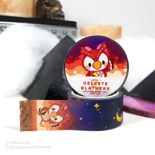 Celeste and Blathers Gold Foil Washi Tape