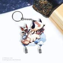 Load image into Gallery viewer, Appa and Momo Wood Charm
