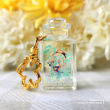 Load image into Gallery viewer, Anemo Bottle Genshin Oil Filled Charms