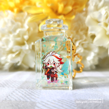 Load image into Gallery viewer, Anemo Bottle Genshin Oil Filled Charms