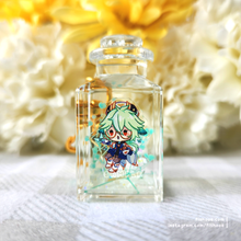 Load image into Gallery viewer, Anemo Bottle Genshin Oil Filled Charms