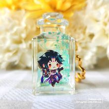Load image into Gallery viewer, Anemo Bottle Genshin Oil Filled Charms