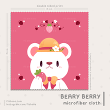 Load image into Gallery viewer, Beary Berry Glasses Cloth (Microfiber)