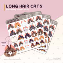 Load image into Gallery viewer, Cats Kiss Cut Sticker Sheet