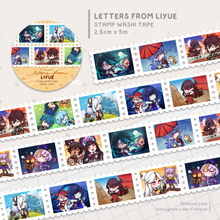 Load image into Gallery viewer, Genshin Stamp Washi Tape