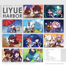 Load image into Gallery viewer, Genshin Impact Liyue Postcards