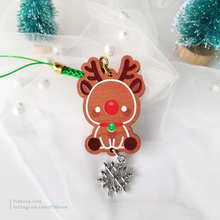 Load image into Gallery viewer, Gingerbread Wood Charms