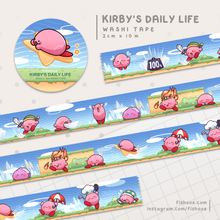 Load image into Gallery viewer, Kirby Washi Tape