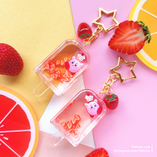 Load image into Gallery viewer, Kirby Popsicle Charm
