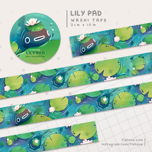 Load image into Gallery viewer, Lily Pad Washi Tape