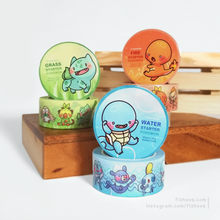 Load image into Gallery viewer, PKMN Starters Washi Tape Set