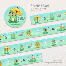 Load image into Gallery viewer, Rainy Frog Washi Tape