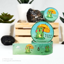 Load image into Gallery viewer, Rainy Frog Washi Tape