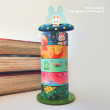 Load image into Gallery viewer, Space Bunny Washi Standee