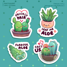 Load image into Gallery viewer, Succulent Vinyl Stickers