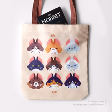 Load image into Gallery viewer, Cats Canvas Tote Bags