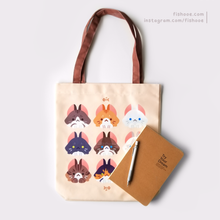 Load image into Gallery viewer, Cats Canvas Tote Bags