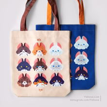 Load image into Gallery viewer, Cats Canvas Tote Bags
