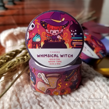 Load image into Gallery viewer, Whimsical Witch Gold Foil Washi Tape