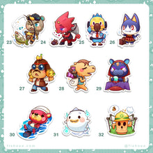Load image into Gallery viewer, Animal Crossing NPC Vinyl Stickers [3 in]
