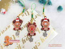 Load image into Gallery viewer, Gingerbread Wood Charms