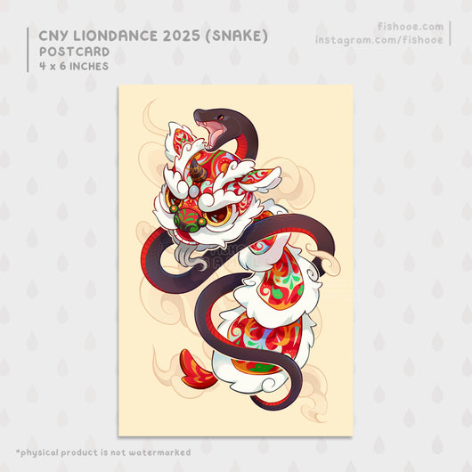 Year of the Snake Postcard