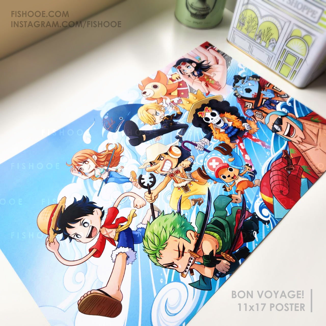 Bon Voyage! Straw Hats Poster | Fishooe – fishooe