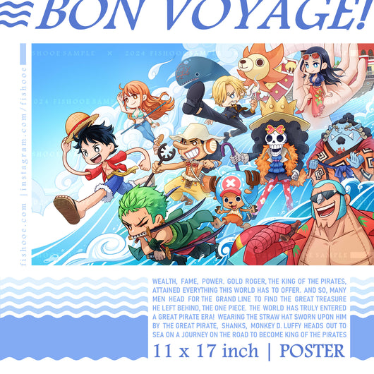 Bon Voyage! One Piece Poster