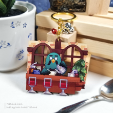 Load image into Gallery viewer, Animal Crossing Brewster Wood Charm
