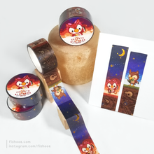 Load image into Gallery viewer, Celeste and Blathers Gold Foil Washi Tape

