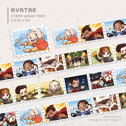 Avatar Stamp Washi Tape