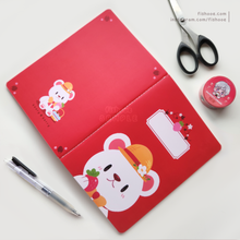 Load image into Gallery viewer, Beary Berry A5 Dotted Notebooks
