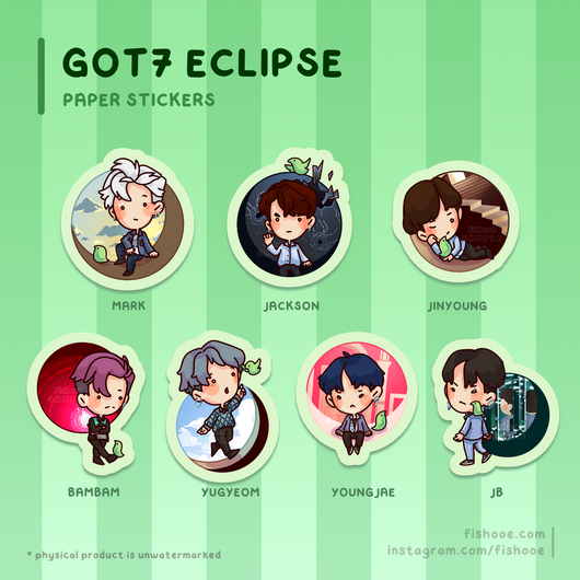 GOT7 Eclipse Sticker Set [7pc]