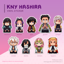 Load image into Gallery viewer, KNY Hashira Vinyl Stickers [3 in]
