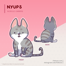 Load image into Gallery viewer, Nyups 2 inch Acrylic Charms
