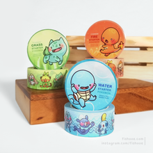 Load image into Gallery viewer, PKMN Starters Washi Tape Set

