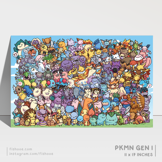 PKMN Gen 1 Poster