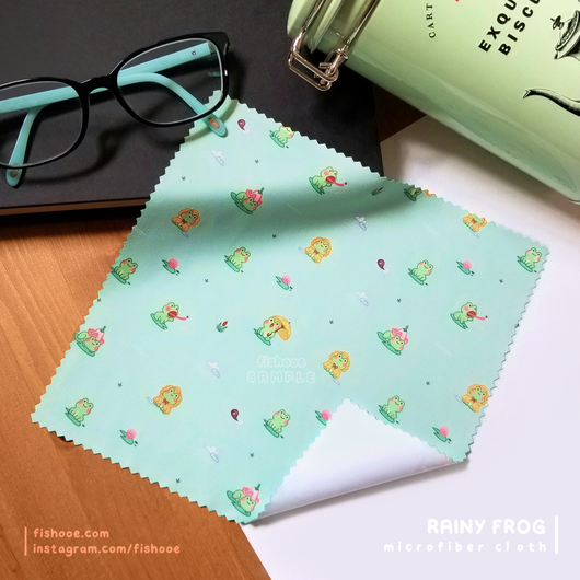 Rainy Frog Glasses Cloth (Microfiber)