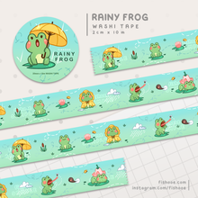 Load image into Gallery viewer, Rainy Frog Washi Tape
