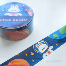 Load image into Gallery viewer, Space Bunny Gold Foil Washi Tape
