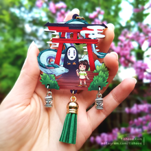 Load image into Gallery viewer, Spirited Away Shrine Wood Charm
