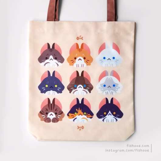 Cats Canvas Tote Bags