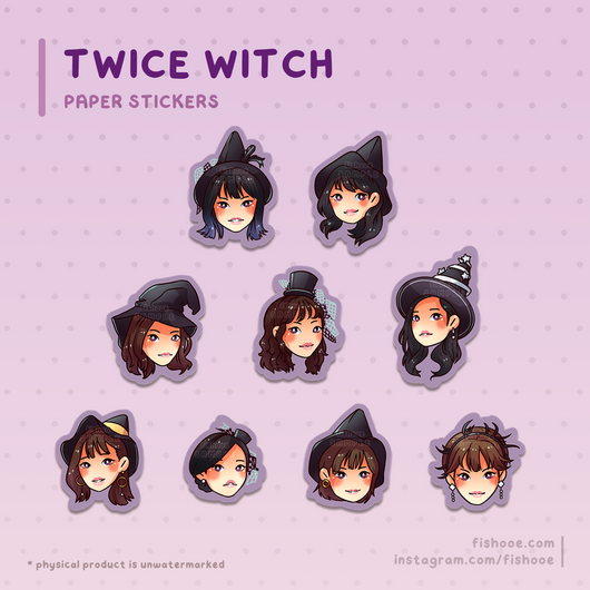 Twice Witch Sticker Set [9pc]