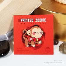 Load image into Gallery viewer, Painted Zodiac Wood Pins
